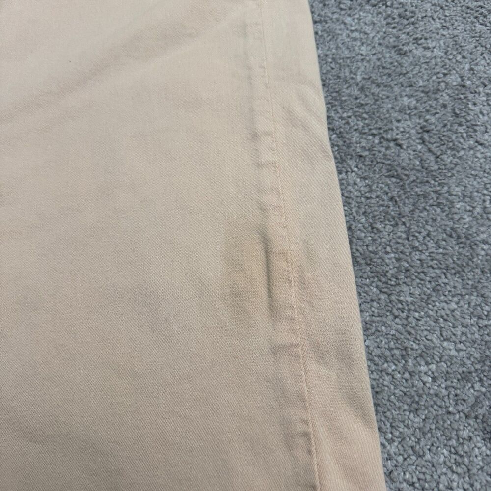 PAIGE Genesee High Rise Wide Leg Denim Jeans Size 28 Sandie Beige Tan Stretch - Picture 5 of 16